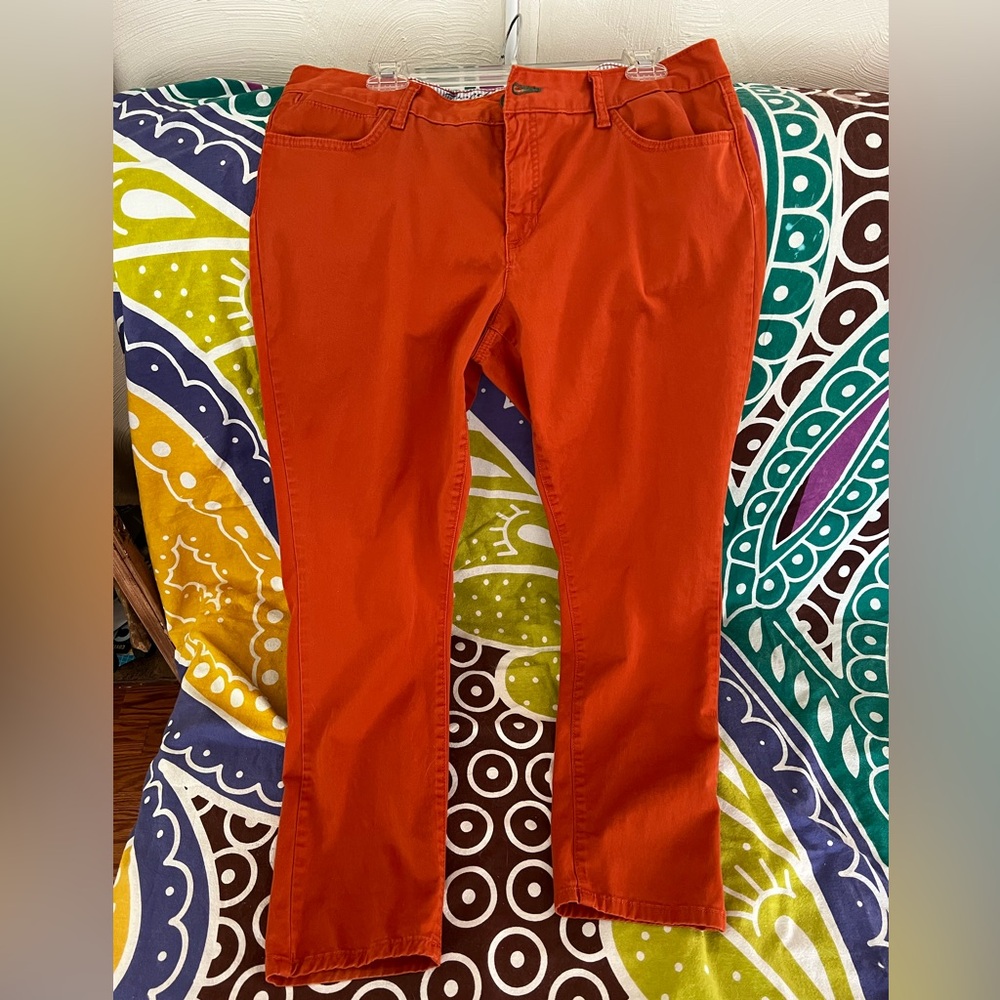 Tommy Hillfiger Vibrant Orange Pants